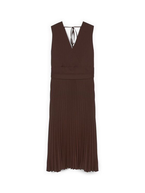 Fiorella Rubino Fiorella Rubino Sukienka koktajlowa 7012T001853N032 Brązowy A-Line Fit