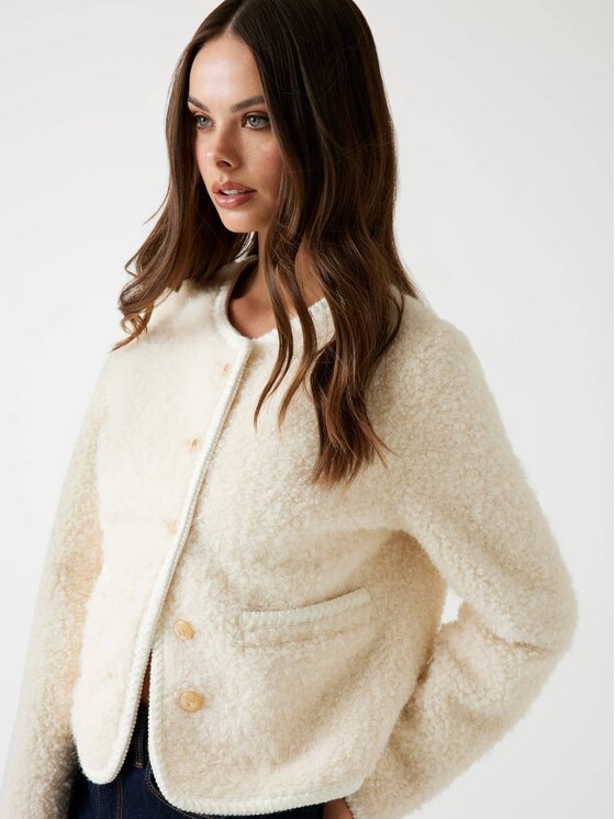 Guess Guess Übergangsjacke 179782 Beige Classic Fit