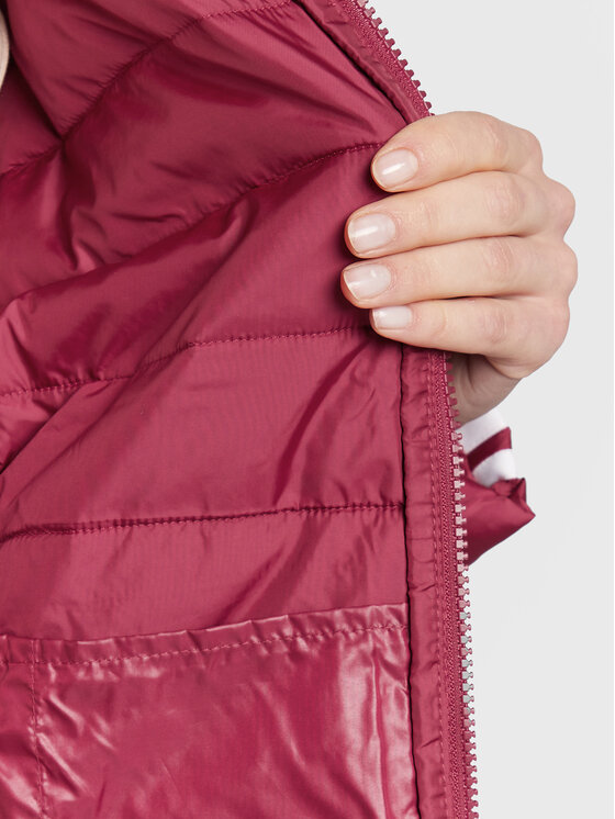 adidas adidas Prechodná bunda HS6769 Bordová Slim Fit