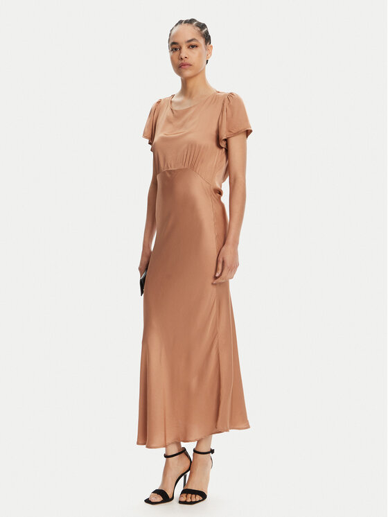 ViCOLO ViCOLO Abendkleid TD0767 Braun Regular Fit
