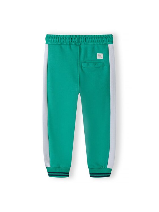 MINOTI MINOTI Spodnie dresowe 17FLEECE 8 Zielony Regular Fit