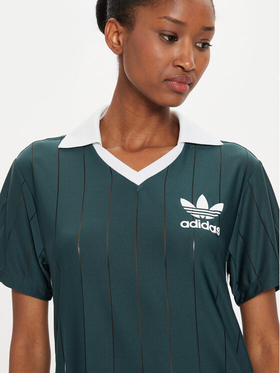 adidas Vestito da giorno adicolor 3 Stripes IX5507 Verde Loose Fit Modivo