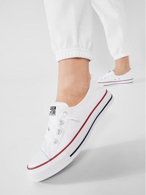 women's low rise white converse