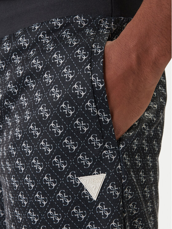 Guess Guess Αθλητικό σορτς Z4YD03 K7122 Μαύρο Regular Fit