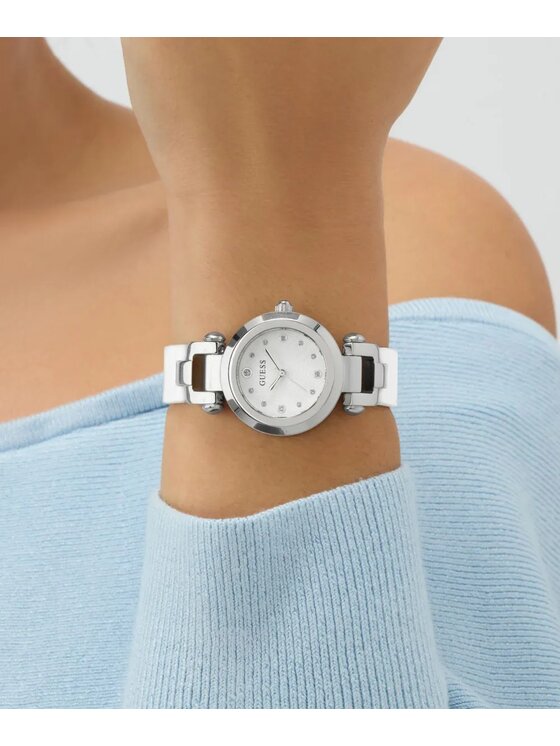 Guess Guess Zegarek GW1020L1 Srebrny