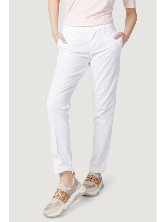 Blauer Blauer Pantaloni da donna TINTA UNITA Bianco To Fit