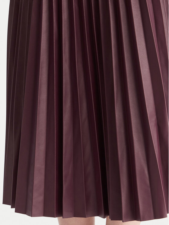Vero Moda Vero Moda Φούστα από απομίμηση δέρματος Bella Holly 10319036 Μωβ Regular Fit