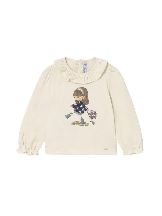 Mayoral Mayoral Bluse 2076 Écru Regular Fit
