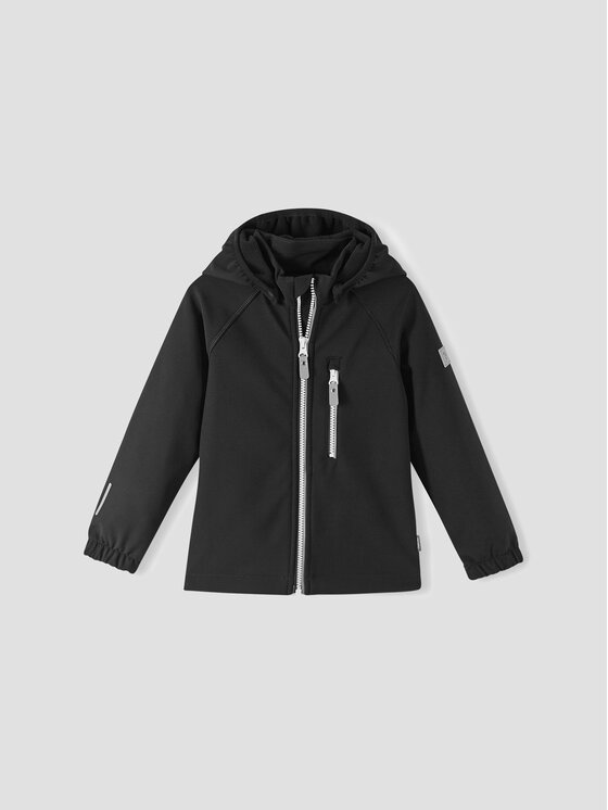 Reima Reima Softshellová bunda Vantti 5100009A Černá Regular Fit