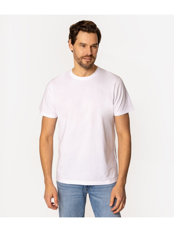 Lee Cooper Lee Cooper T-Shirt OBUTCH 875 Biały Regular Fit