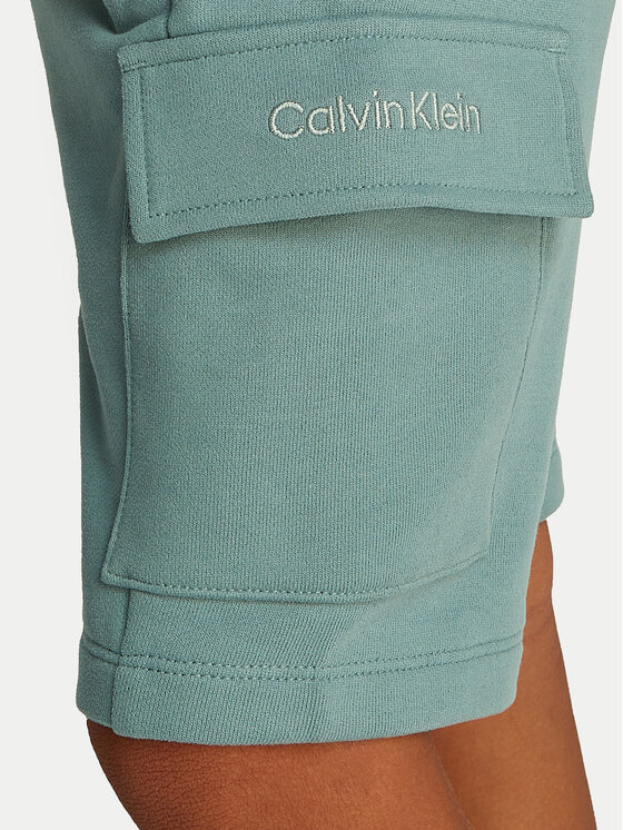 Calvin Klein Jeans Calvin Klein Jeans Szorty sportowe IB0IB02440 Zielony Relaxed Fit