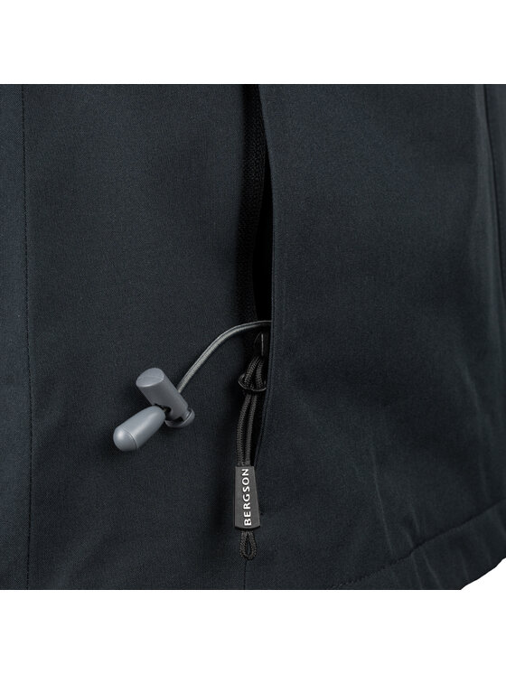 Bergson Bergson Kurtka outdoor STORMVAULT STX Czarny Regular Fit