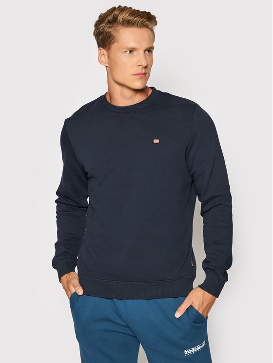 Napapijri Napapijri Majica dugih rukava Balis Crew NP0A4FQW Tamnoplava Regular Fit