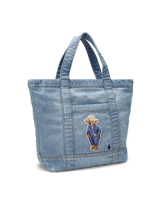 Polo Ralph Lauren Polo Ralph Lauren Ročna torba Bear-patch 428960636001 Modra