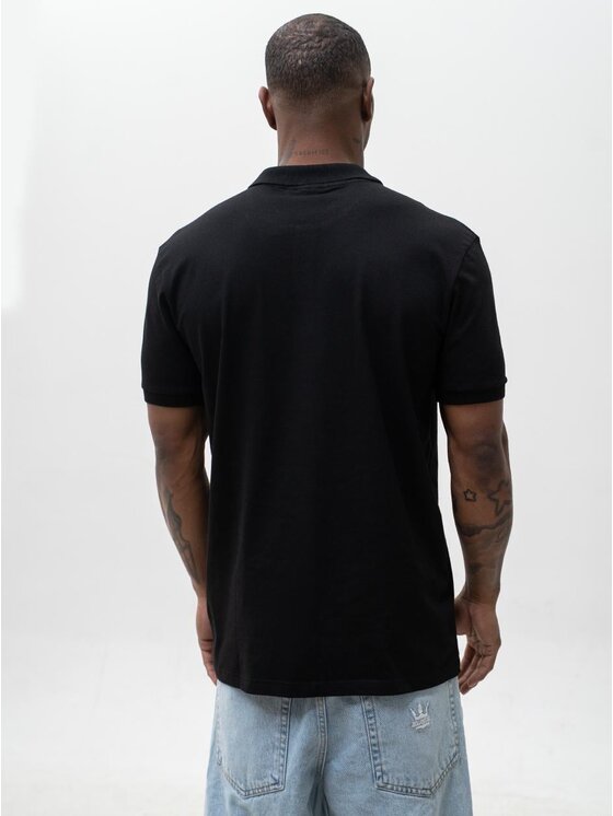 Urban City Urban City Polo 131157 Czarny Regular Fit