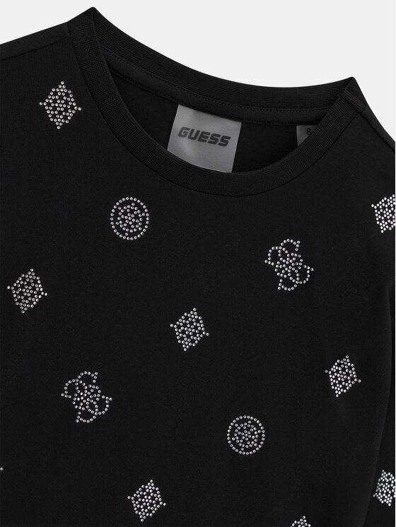 Guess Kids Guess Kids Tank top 185333 Czarny Classic Fit