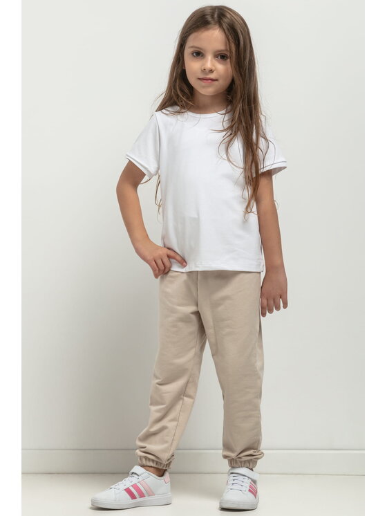 Tessita Tessita Bluzka BLUZKA MMD42_1_140 Biały Relaxed Fit