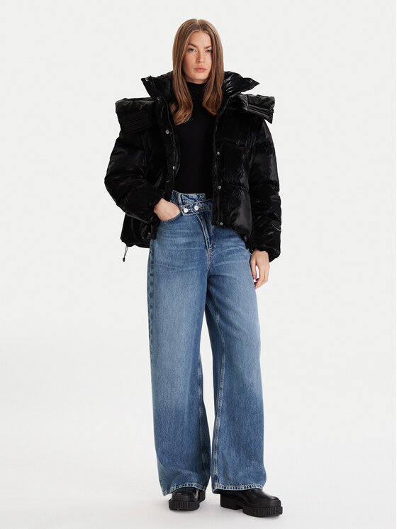 ONLY ONLY Zimska jakna Bergen 15351969 Črna Oversize