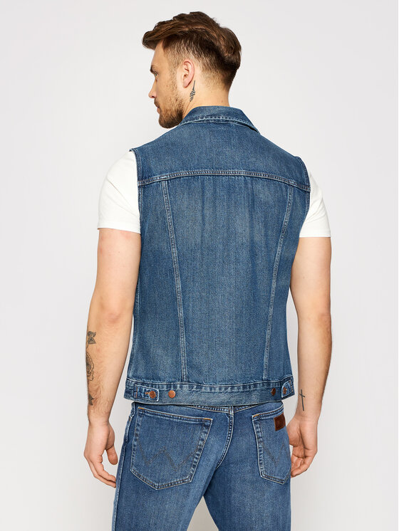 Wrangler Жилет Denim W447SF48R Голубий 