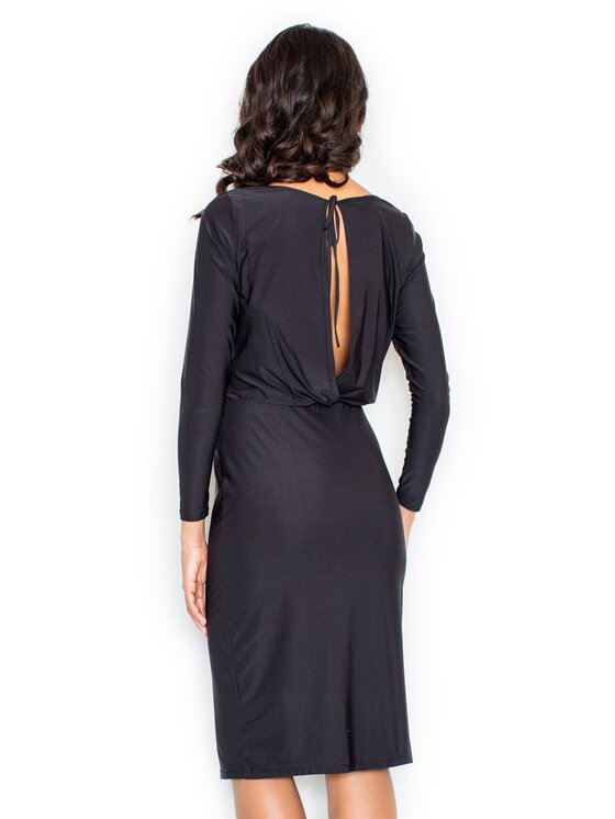 FIGL FIGL Šaty M326 Čierna Regular Fit