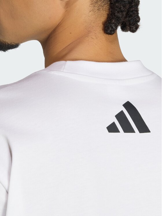 adidas adidas T-Shirt 165151 Biały Regular Fit