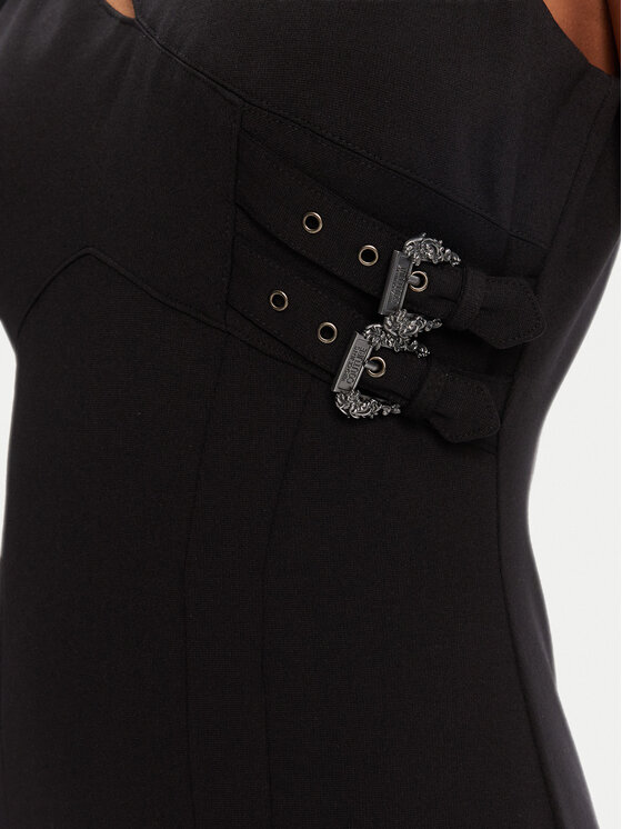 Versace Jeans Couture Versace Jeans Couture Rochie de zi 79HAO908 J0092 Negru Slim Fit