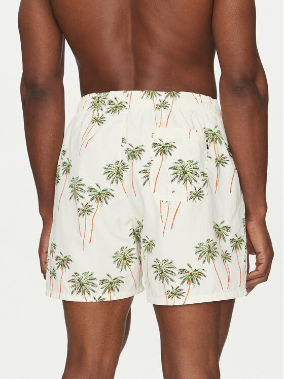 Tommy Hilfiger Tommy Hilfiger Szorty kąpielowe UM0UM03491 Beżowy Regular Fit