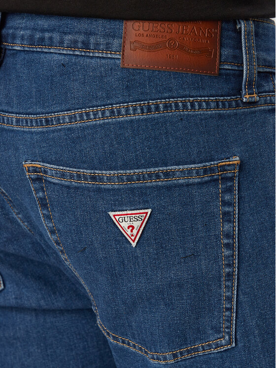 Guess Jeans Guess Jeans Farmer M6RA0F D6325 Kék Skinny Fit