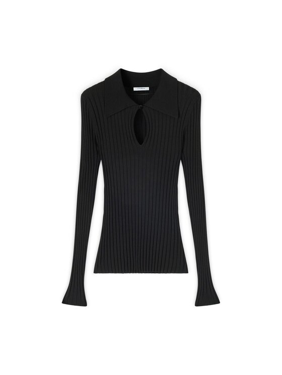 Motivi Motivi Sweter M276W003992N033 Czarny Slim Fit