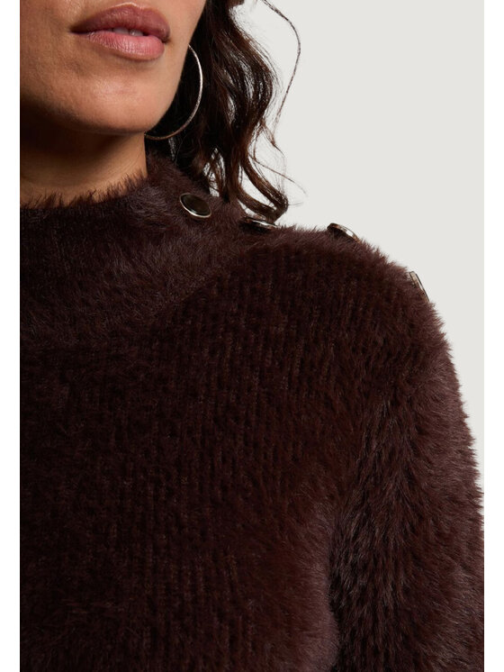 Morgan De Toi Morgan De Toi Maglione 252-MFENNY Marrone Casual Fit