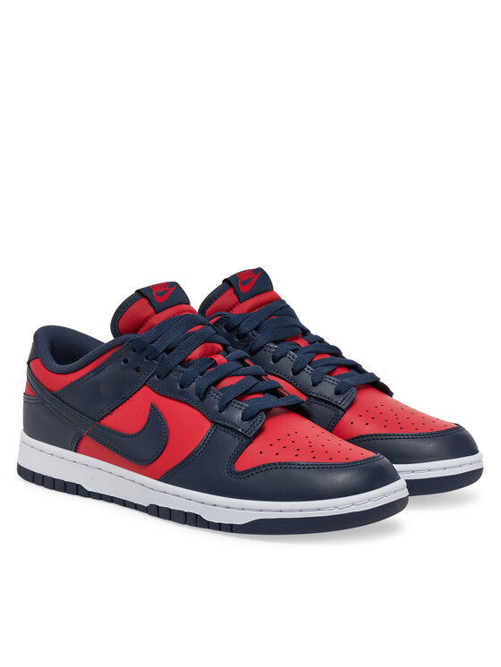 Nike Nike Sneakersy Dunk Low Retro DV0833 601 Czerwony