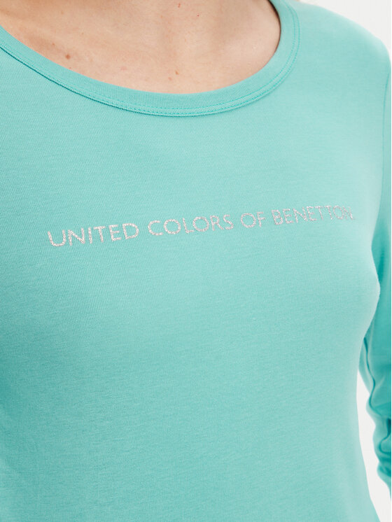 United Colors Of Benetton United Colors Of Benetton Bluse 3GA2E16G0 Grün Regular Fit
