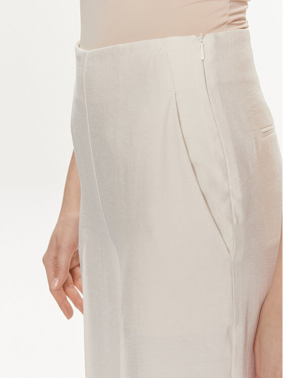 United Colors Of Benetton United Colors Of Benetton Παντελόνι υφασμάτινο 4YFWDF05P Εκρού Regular Fit