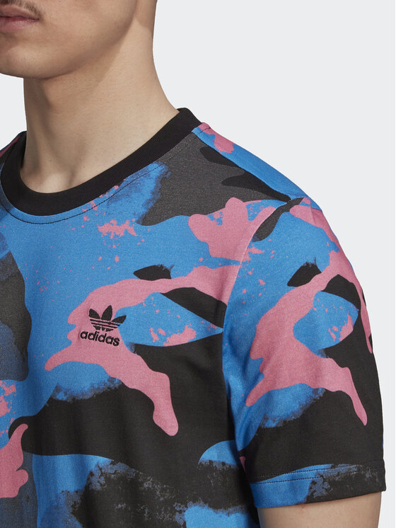 Adidas blue camo shirt sales