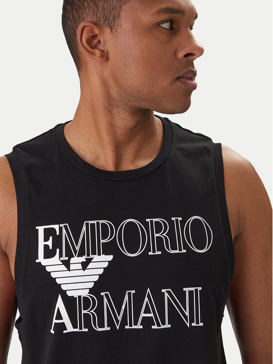 Emporio Armani Emporio Armani Мъжки топ EM000572 AF20434 UC001 Черен Regular Fit