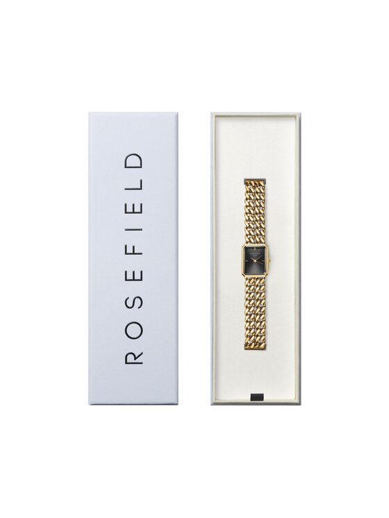 Rosefield Rosefield Zegarek Double Chain Studio Czarny