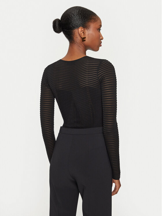 Elisabetta Franchi Elisabetta Franchi Bodi BK-64B-46E2 Črna Slim Fit