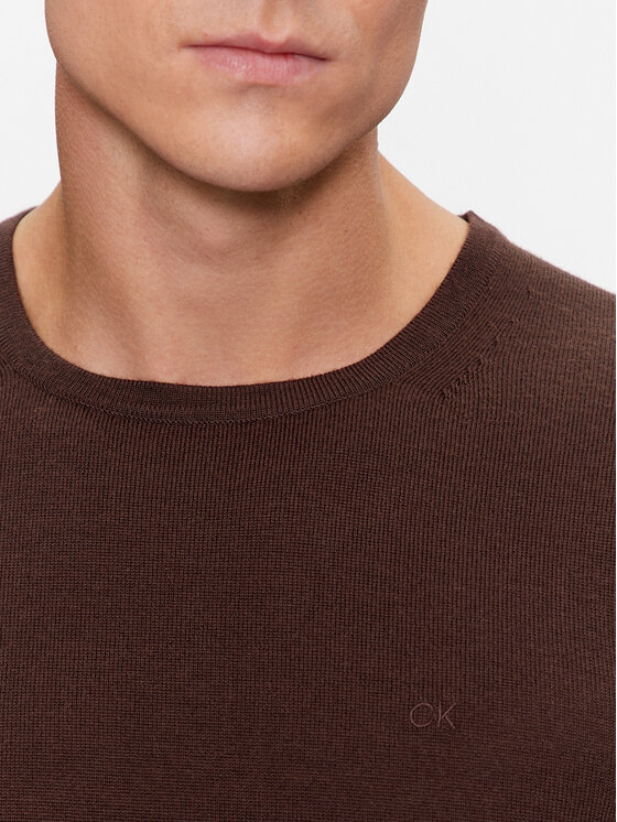 Calvin Klein Calvin Klein Maglione Superior K10K109474 Marrone Regular Fit