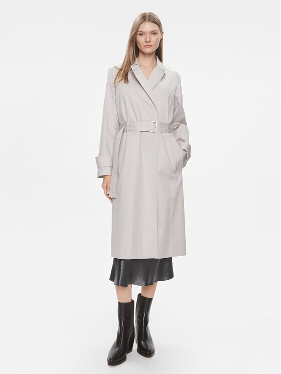 Calvin Klein Trench Essential K20K206320 Siva Regular Fit