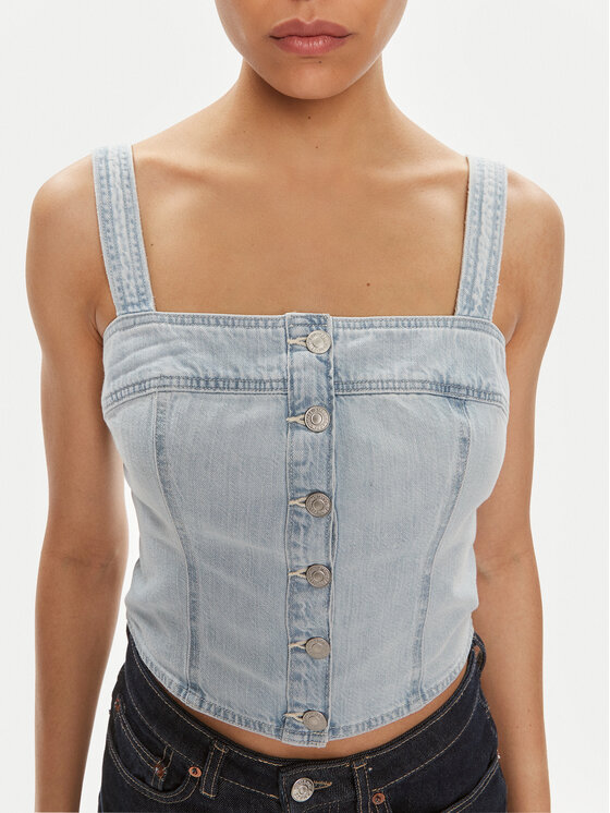 Levi's® Levi's® топ Drea A7614-0000 Син Slim Fit