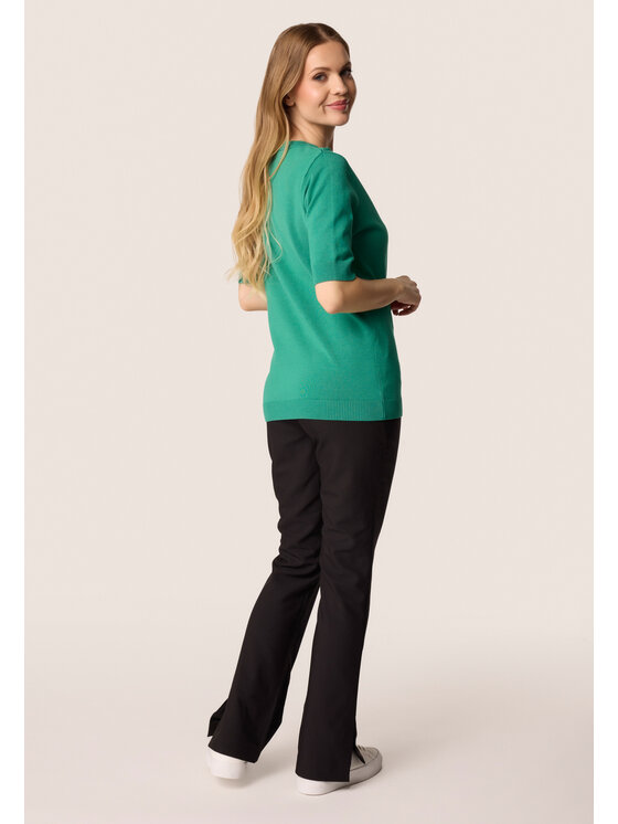 QUIOSQUE QUIOSQUE Svetr 6VF003 Zelená Regular Fit