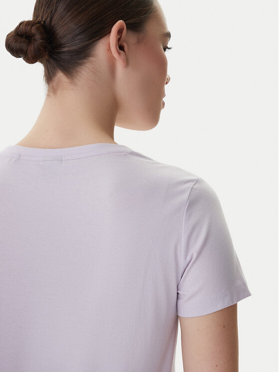 BOSS BOSS Tričko Elove 50554696 Fialová Slim Fit