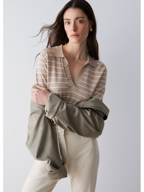 Liu Jo Liu Jo Maglione TA6215MS55NC3889 Beige Regular Fit
