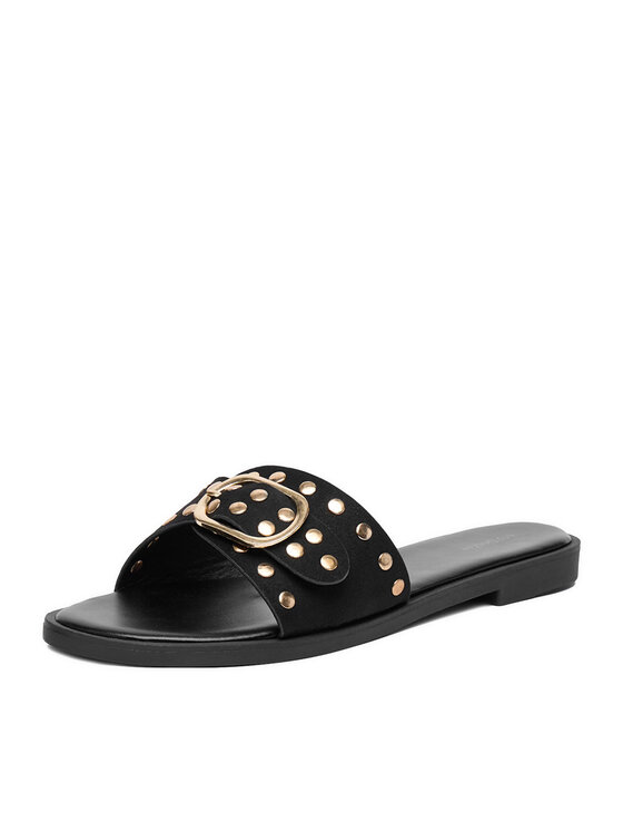 DeeZee DeeZee Pantoletten CEO-LB-F9963-YLD Schwarz