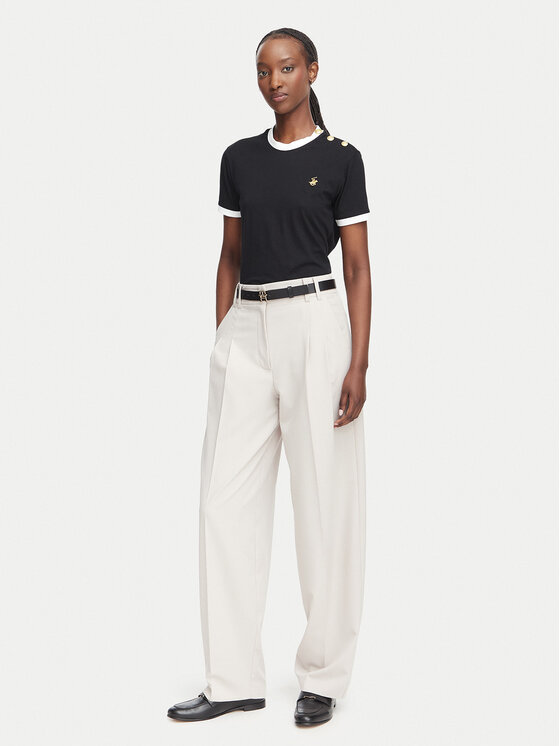 Beverly Hills Polo Club Beverly Hills Polo Club Тишърт P-SS26W-TS0104 Черен Regular Fit