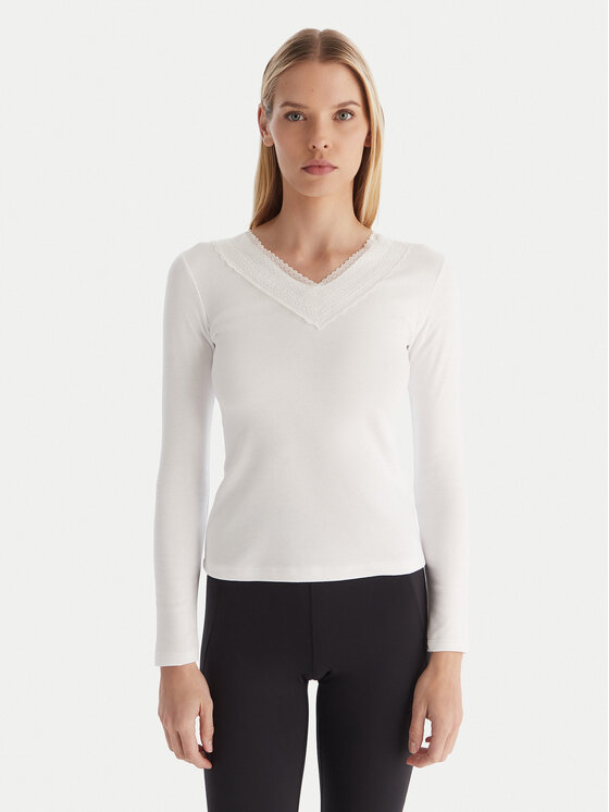 Ysabel Mora Ysabel Mora Termoprádlo vrchní části 70009 Bílá Slim Fit