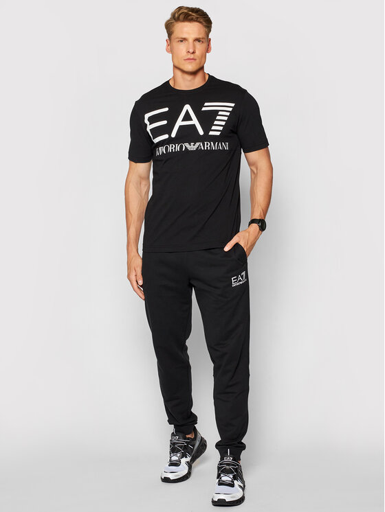 T-shirt 6KPT23 PJ6EZ 1200 Nero Regular Fit