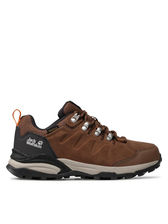 Jack Wolfskin Pārgājienu apavi Refugio Texapore Low W 4050821 Brūns