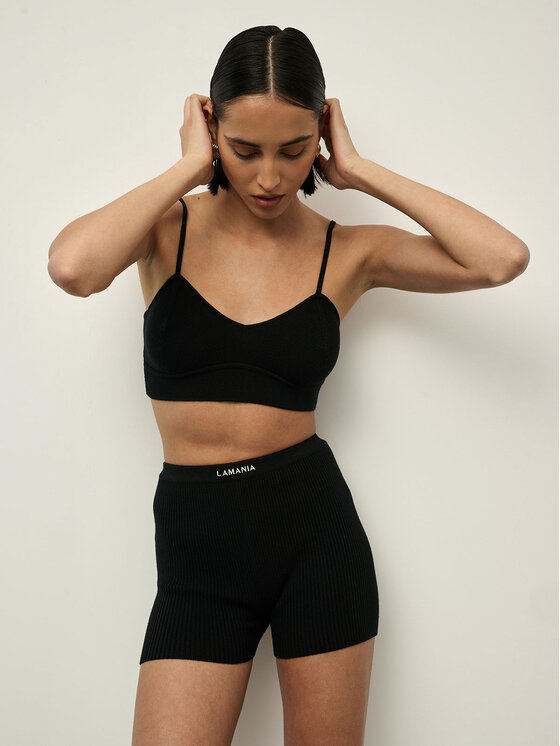 La Mania La Mania Top MILD Černá Classic Fit