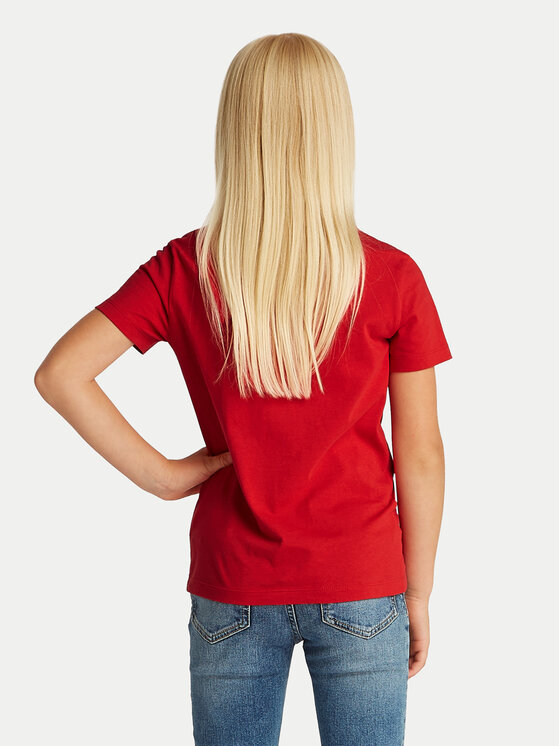 Tommy Hilfiger Tommy Hilfiger Marškinėliai Essential KS0KS00397 D Raudona Regular Fit
